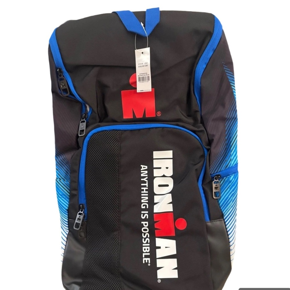 Iron Man Black Triathlon Backpack